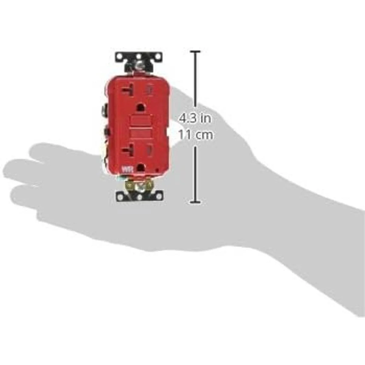 Leviton G5362WTR 20A125V Receptáculo de autoprueba GFCI_3