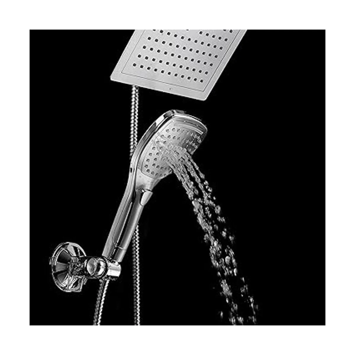 Dream Spa Combinación de cabezal de ducha de lluvia de 9