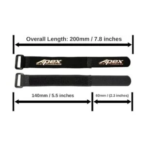 Paquete de 5 20 mm. x 200 mm. Lipo batería o de la_2