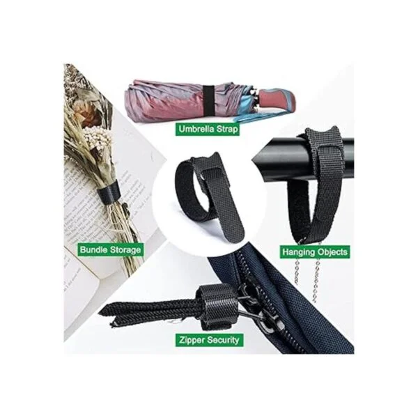 Attmu Sujetacables de fijación reutilizables gancho de 6_6