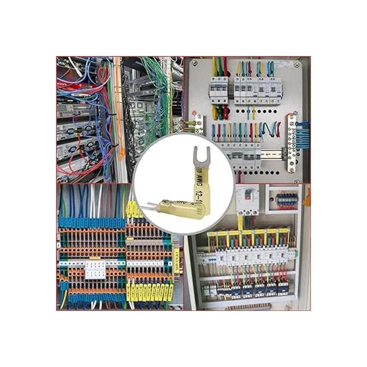 Hilitchi 50 conectores de terminales eléctricos de nailon