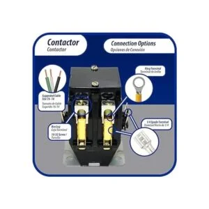 Appli Parts APAC24024 Contactor resistente de 2 polos 40