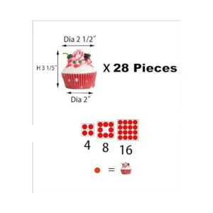 Soporte cuadrado de 3 niveles para magdalenas. Transparente_3