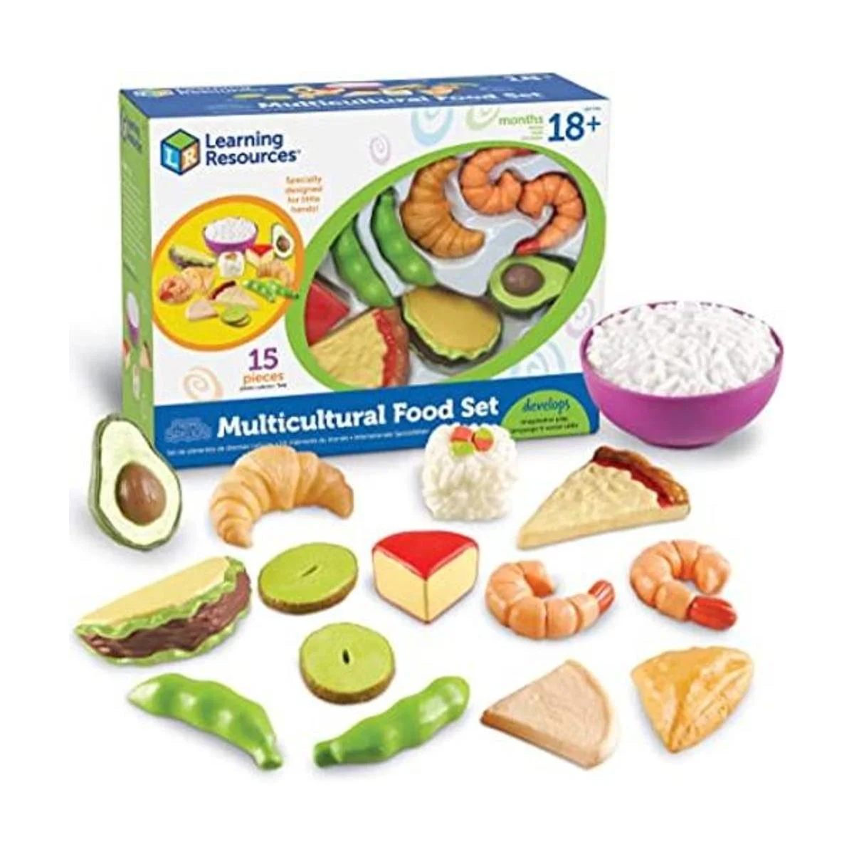 Conjunto de alimentos multiculturales New Sprouts de_1