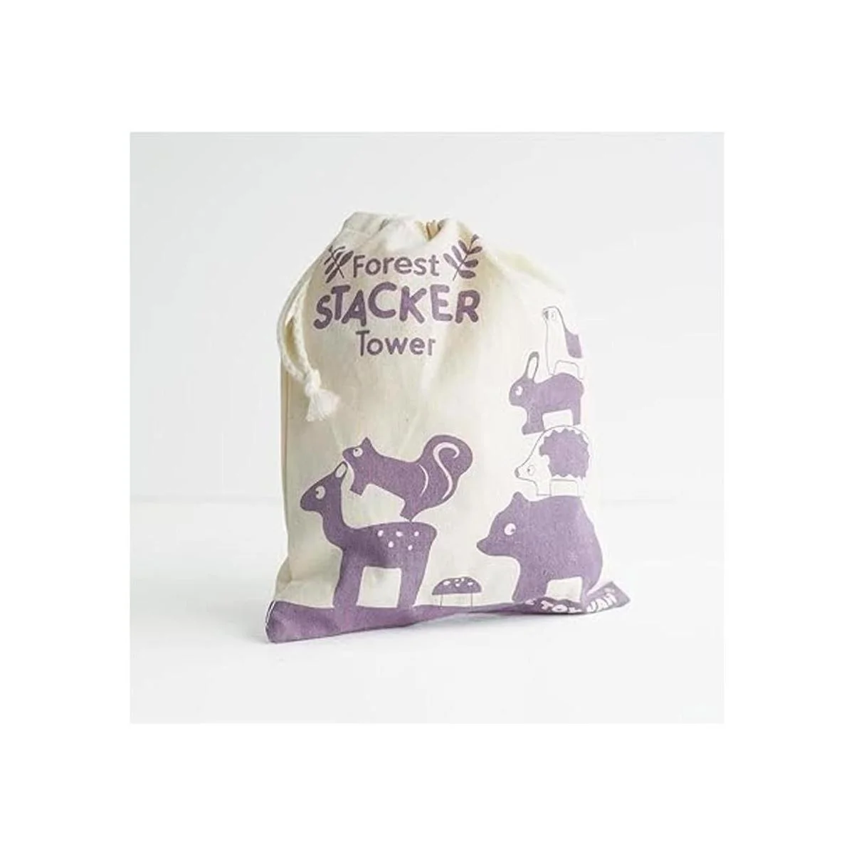 Le Toy Van Rompecabezas de madera Petilou Forest Stacker_4