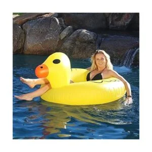 GoFloats Balsa inflable con tubo de fiesta de patos flota_2