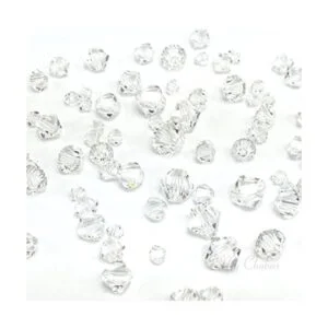 72 pcs Swarovski 5328 Xilion Bicone Beads Mixed Sizes in_4
