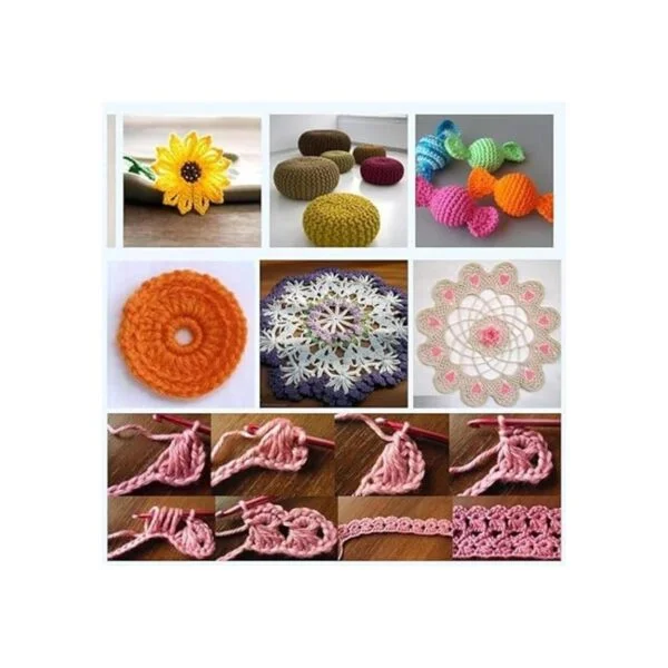 ELINKA Agujas para tejer crochet con asa de aluminio