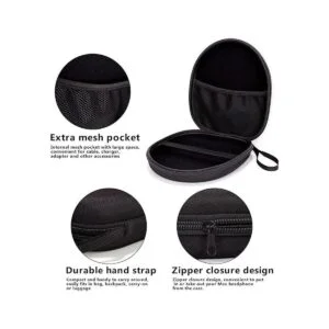 Ginsco estuche portátil con bolsillo de almacenamiento