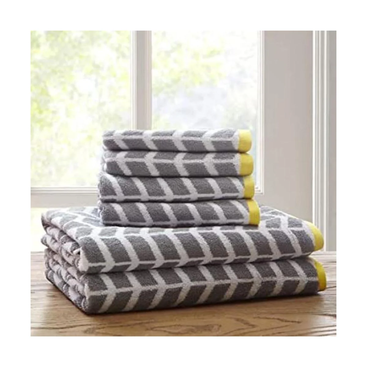 Intelligent Design Juego de toallas para baño de algodón_1