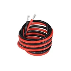 BNTECHGO Alambre de silicona de calibre 12 de 10 pies rojo_1