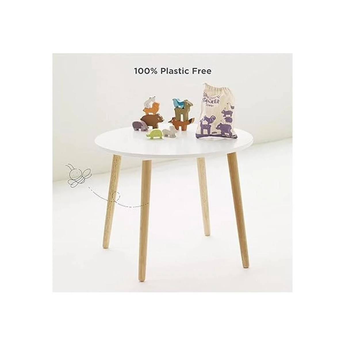 Le Toy Van Rompecabezas de madera Petilou Forest Stacker_5