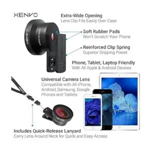 Lente para cámara Xenvo iPhone lente macro ángulo ancho_5