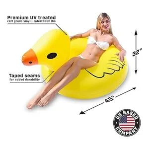 GoFloats Balsa inflable con tubo de fiesta de patos flota_4