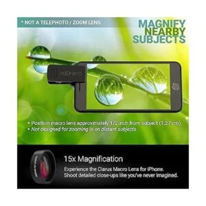 Lente para cámara Xenvo iPhone lente macro ángulo ancho_3