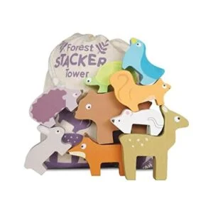 Le Toy Van Rompecabezas de madera Petilou Forest Stacker_1