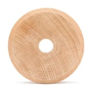 Mini Wood Wheels Treaded Style 2 Inch Diameter Pack of