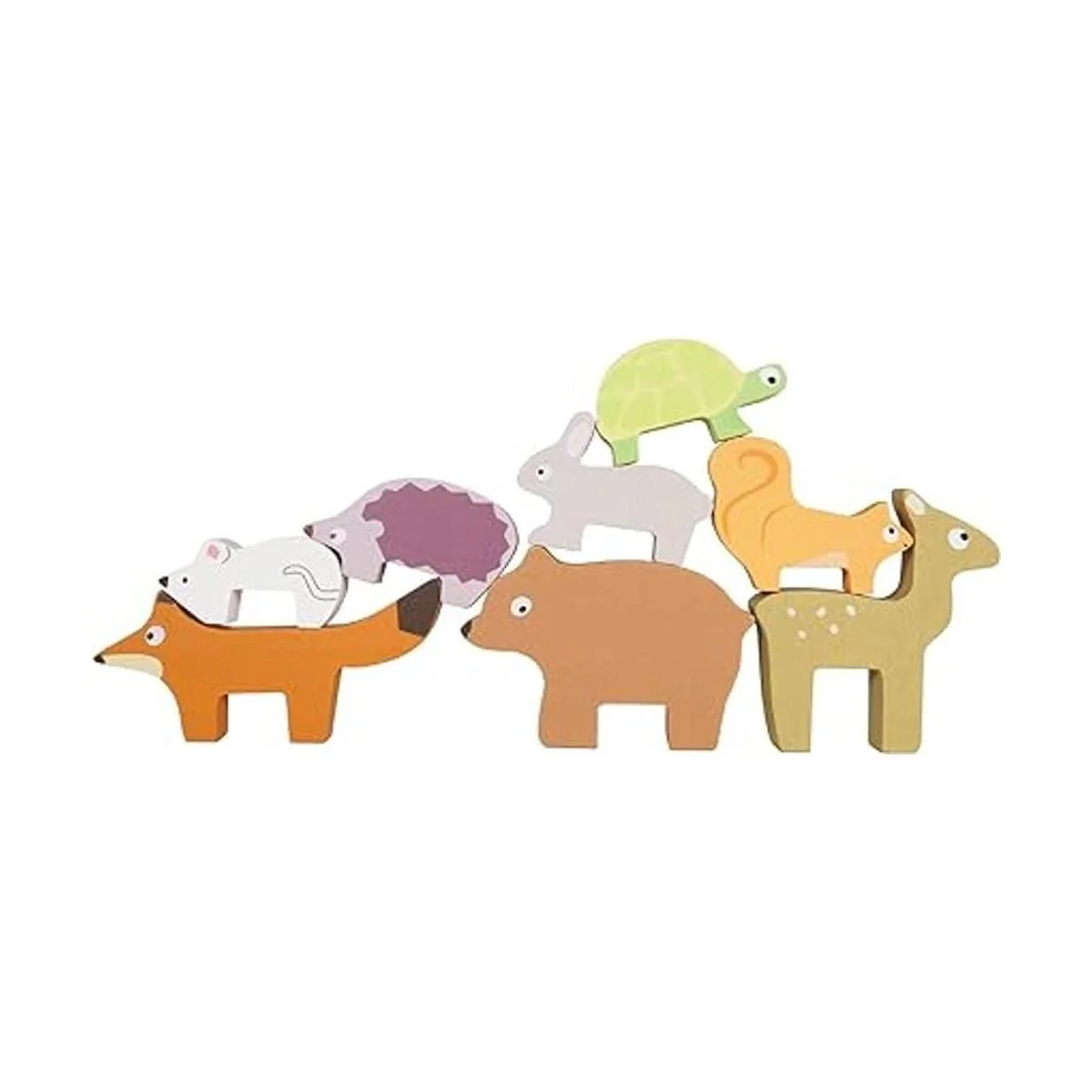 Le Toy Van Rompecabezas de madera Petilou Forest Stacker_2