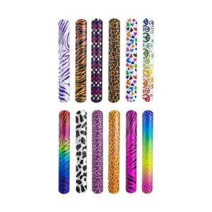 Super Z Outlet Pulseras retro de vinilo de plástico con_2