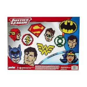 Perler Beads Manualidades de superhéroe de la Liga de la_2