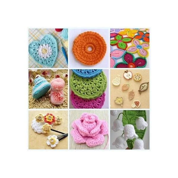 ELINKA Agujas para tejer crochet con asa de aluminio