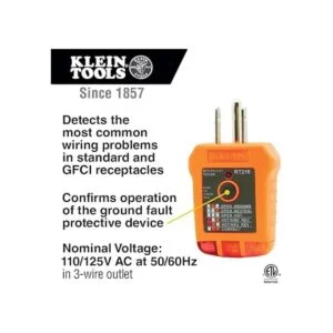 Klein Tools Probador de salida RT210 probador de_2