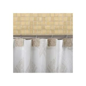 Creative Scents Juego de 12 ganchos para cortina de ducha