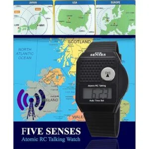 Reloj atómico inglés fácil de usar para personas mayores_3
