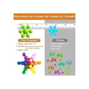 Juego para armar con 100 fichas de plástico que se_2