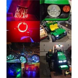 Honbay Luces LED precableadas 12 V 20 cm focos de 5_5