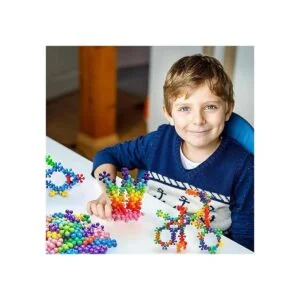 Juego para armar con 100 fichas de plástico que se_5