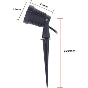 Lemonbest Paquete de 2 lámparas LED resistentes al agua_4