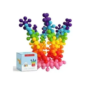 Juego para armar con 100 fichas de plástico que se_1