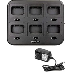 Retevis H777 Cargador de seis vías para walkie talkie_1