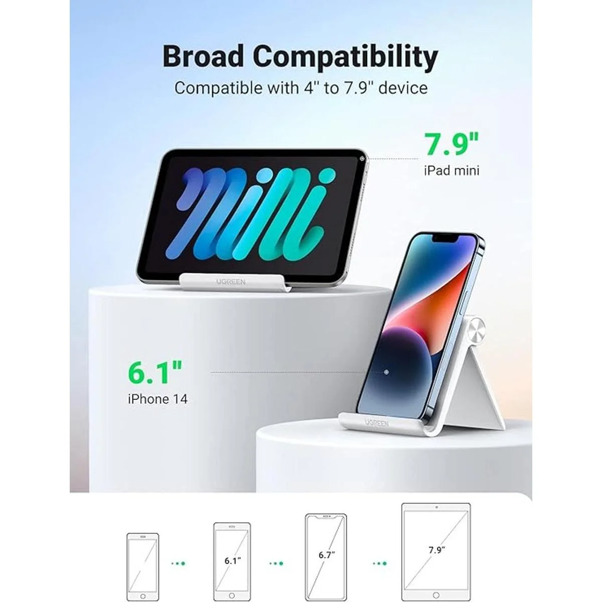 Soporte Ugreen para celular iPhone X 8 6S 7 Plus 5S_4