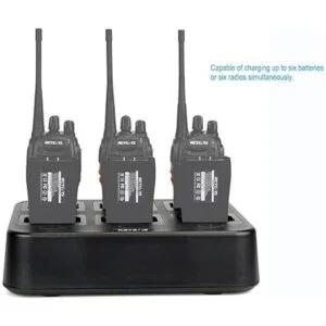 Retevis H777 Cargador de seis vías para walkie talkie_3