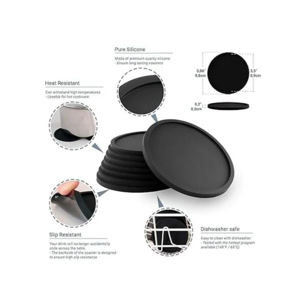 Posavasos Parten USA Negro_6
