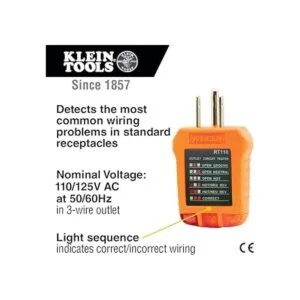 Klein Tools Probador de salida RT110 probador de_2