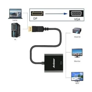 Puerto de pantalla a VGA convertidor Anbear Displayport a_3