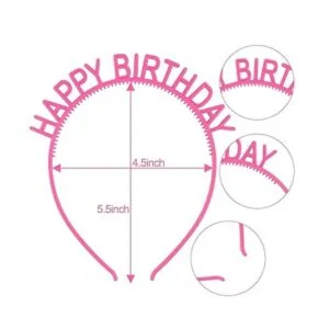 Candygirl 6 diademas de cumpleaños para niñas tiara de_3