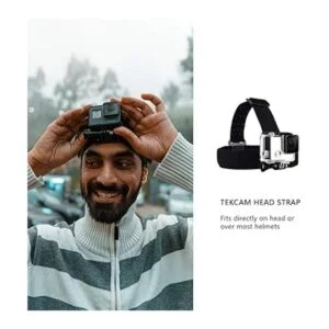 TEKCAM Correa de montaje en cabeza de cámara de acción_2