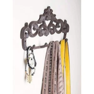 Comfify Perchero decorativo de hierro fundido para pared_6