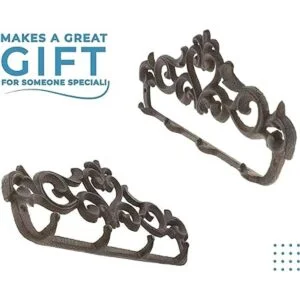 Comfify Perchero decorativo de hierro fundido para pared_3