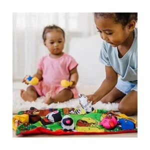 Melissa Doug Alfombra de juego para bebés y niños