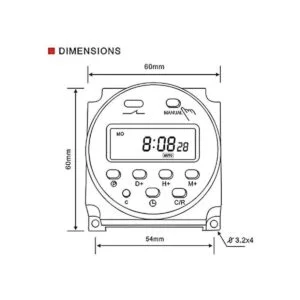 Baomain CN101A DC 12V 16A Amps LCD digital Power