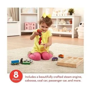 Melissa Doug Tren de madera vagones de tren_2