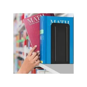 Acrimet Sujetalibros de metal premium jumbo de 9 pulgadas