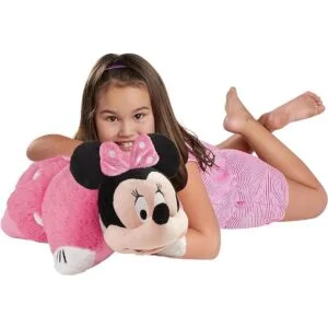 Pillow Pets Minnie Mouse rosa Juguete de peluche de Disney_3