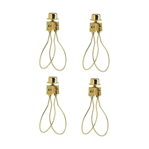 Creative Hobbies 4 Pack Lamp Shade Light Bulb Clip