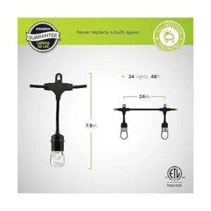 Enbrighten 31660 Cadena de luces LED clásicas para_2